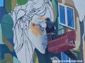 В Красноярске на правобережье продолжают появляться новые муралы в рамках фестиваля уличного искусства «Рассветы»