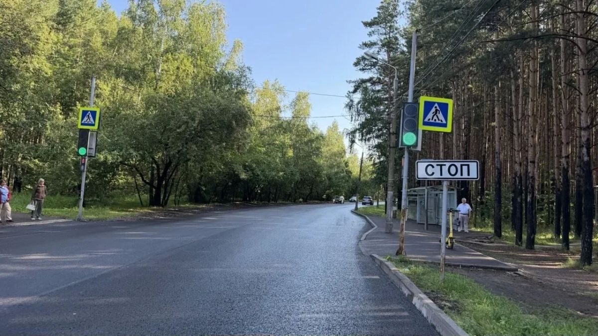 На Матросова и Киренского закончили ремонт — почти на две недели раньше срока