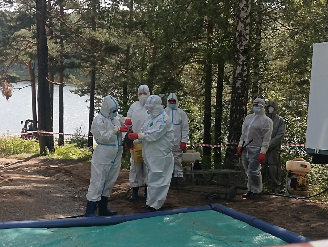 Сотрудники ветеринарной службы ГУФСИН приняли участие в региональных учениях по ликвидации условного очага высокопатогенного гриппа птиц Сотрудники ветеринарной службы ГУФСИН приняли участие в региональных учениях по ликвидации условного очага высокопатогенного гриппа птиц