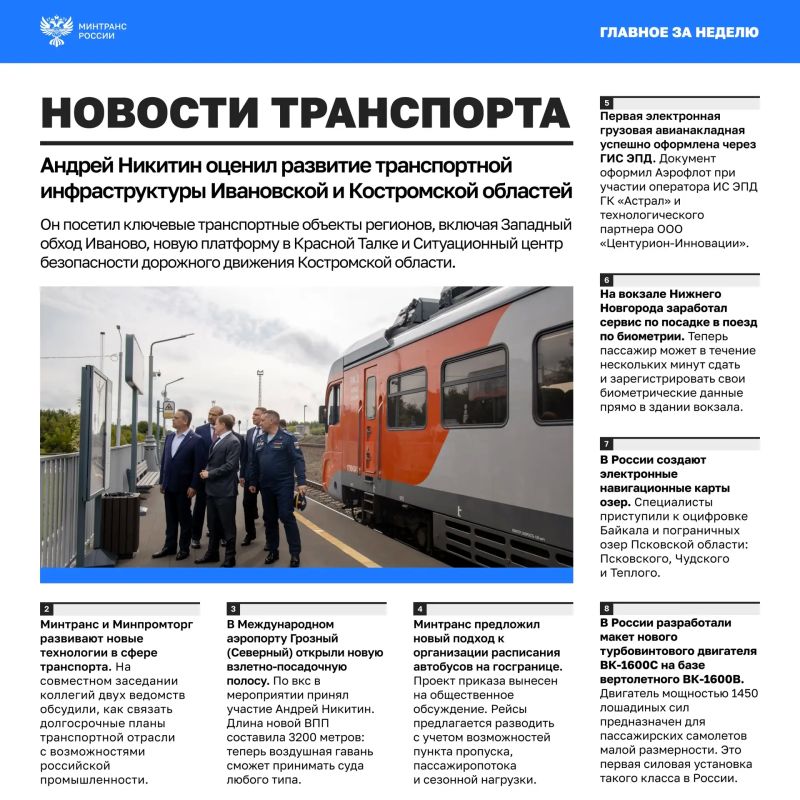 Главное за минувшую неделю