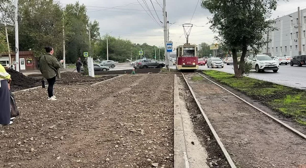 В Красноярске ремонт улиц Матросова и Киренского завершили почти на две недели раньше срока