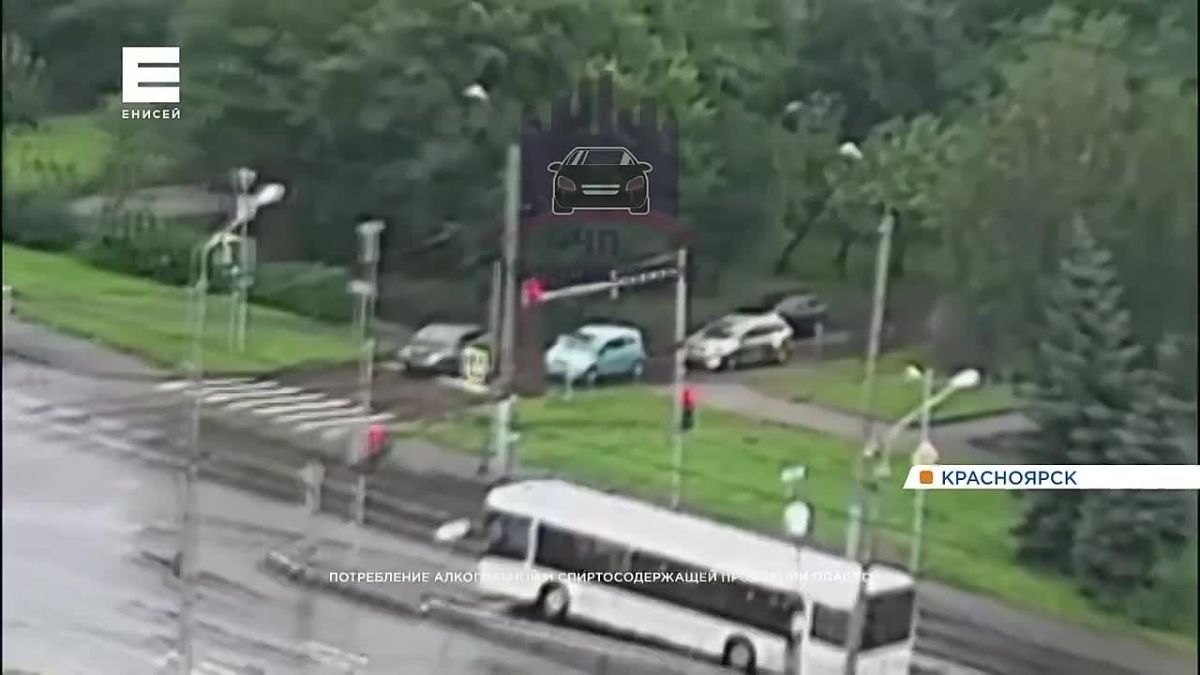 Пьяная автомобилистка устроила аварию с четырьмя пострадавшими в Красноярске