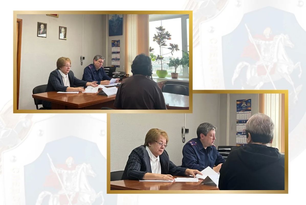 О результатах приема граждан заместителем руководителя Главного следственного управления Виталием Кузнецовым с Уполномоченным по правам ребенка в Республике Хакасия Ириной Ауль