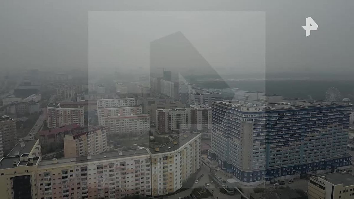 Дымовой шлейф окутал Якутск — пелена идёт от Красноярского края из-за лесных пожаров