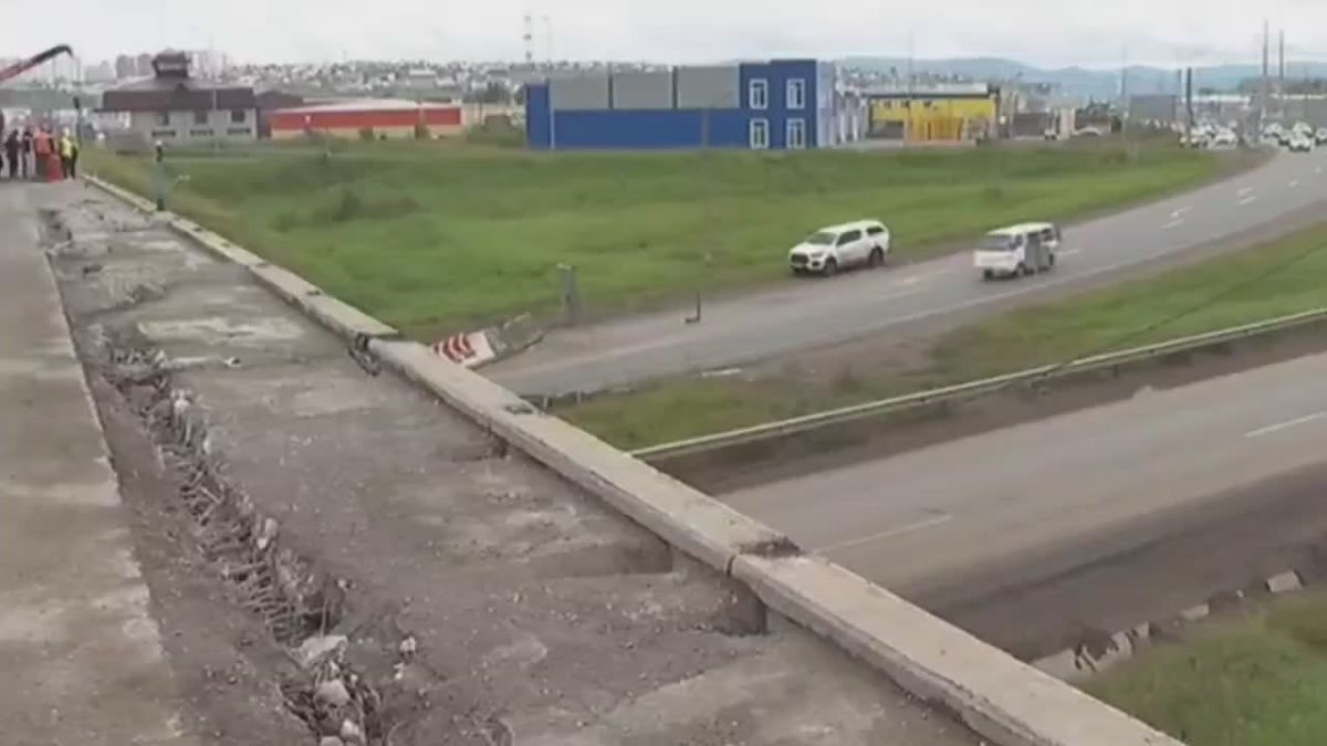 На обходе Красноярска продолжается реконструкция транспортной развязки