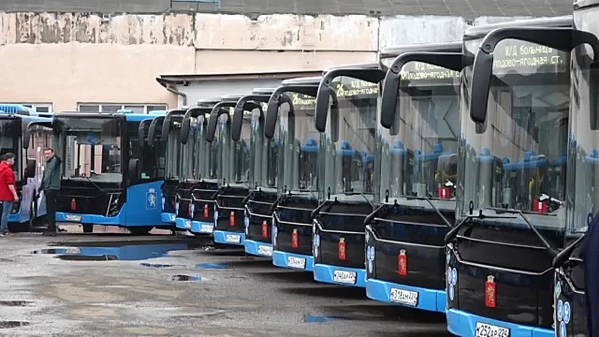 ЕЩЁ 100 НОВЫХ АВТОБУСОВ НА ГАЗУ ПРИБЫЛИ В КРАСНОЯРСК