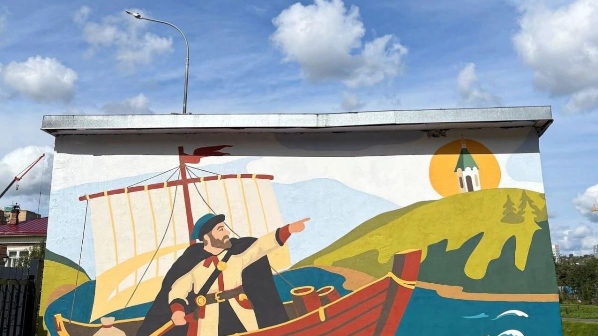 На трансформаторной подстанции у Центрального парка в Красноярске появились граффити к 400-летию города На трансформаторной подстанции у Центрального парка в Красноярске появились граффити к 400-летию города