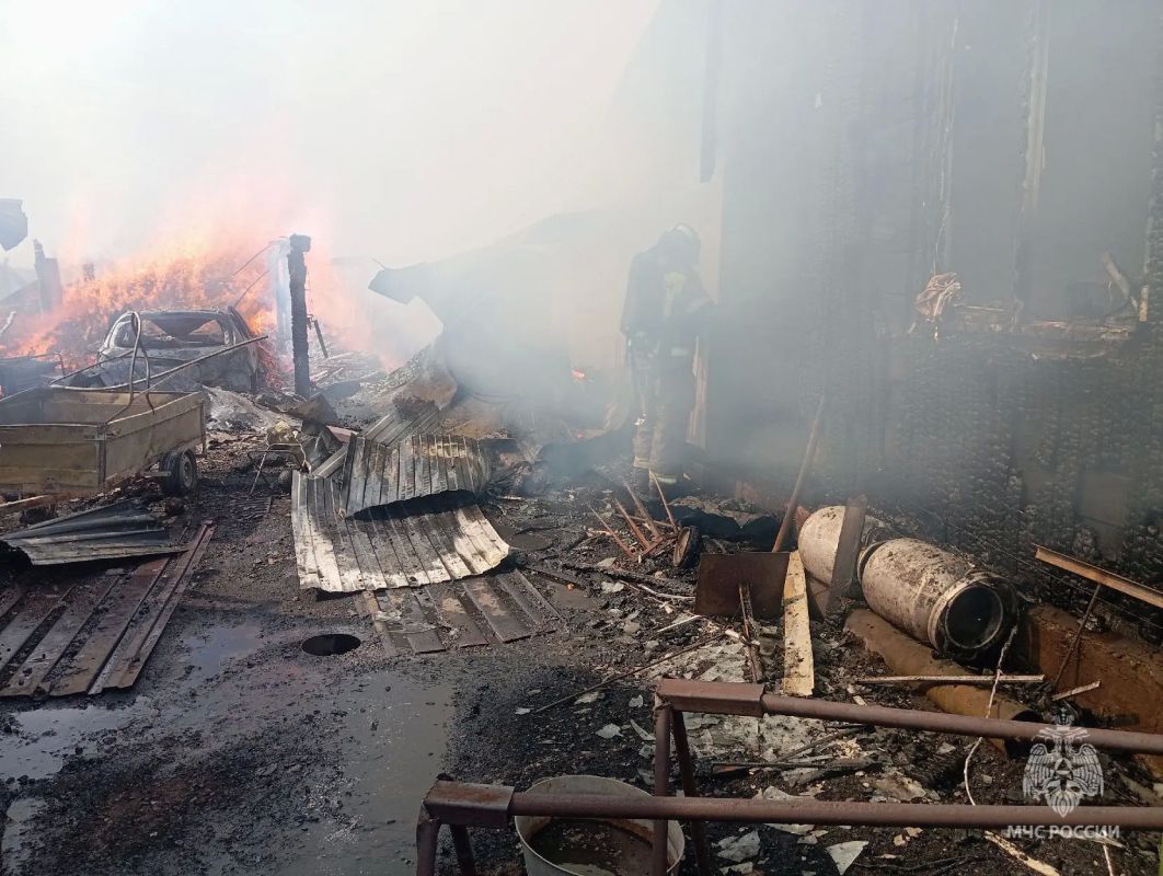 Женщина травмирована на пожаре в крае Женщина травмирована на пожаре в крае