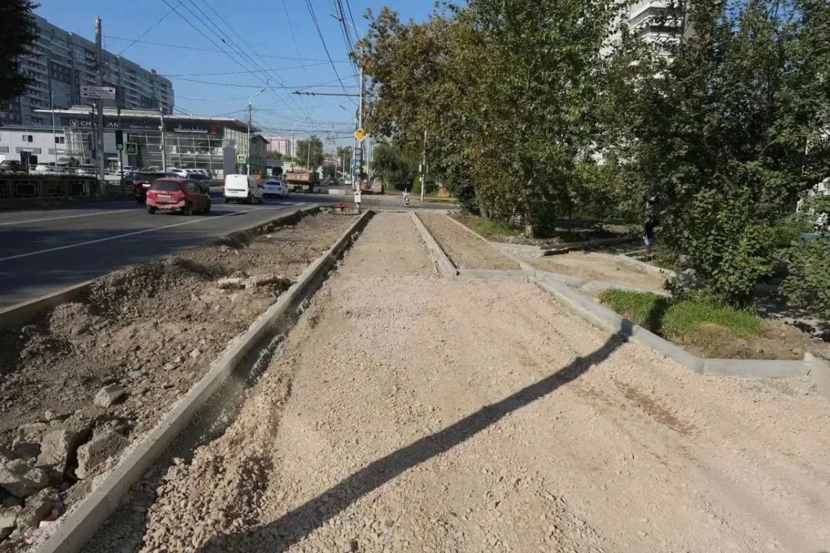 Основные работы на тротуарах на Копылова завершат в ближайшие дни Основные работы на тротуарах на Копылова завершат в ближайшие дни