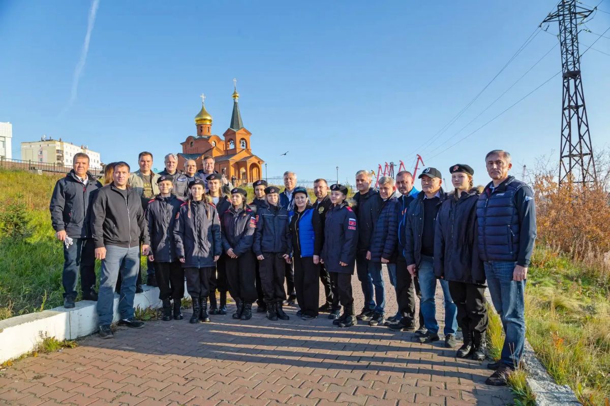 «Норильск и Таймыр: сила в единстве»: на набережной Енисея появилась новая аллея
