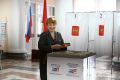 Галина Ампилогова проголосовала в городе Назарово
