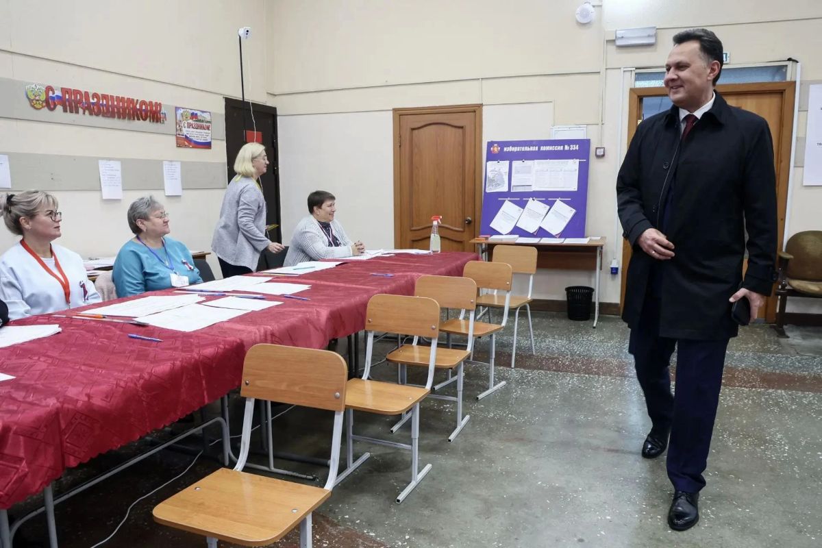 Сергей Верещагин: Сегодня на выборы пришли семьёй Сергей Верещагин: Сегодня на выборы пришли семьёй