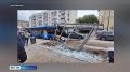 В центре Красноярска автобус снёс остановку