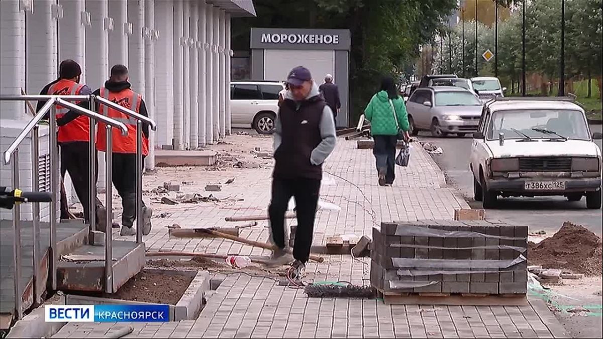 Дорожный ремонт в Красноярске затягивается