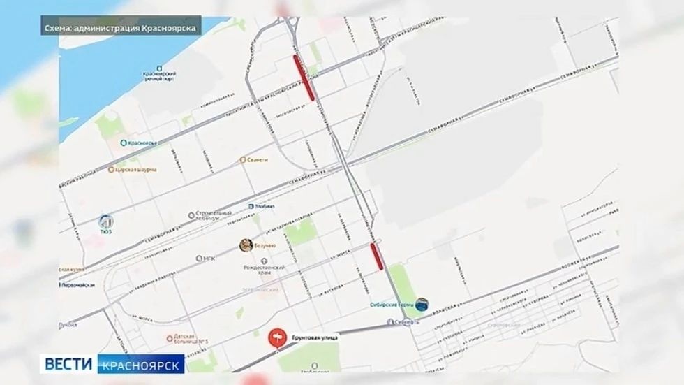 В Красноярске на улице Мичурина со 2 октября запретят остановку и стоянку автомобилей