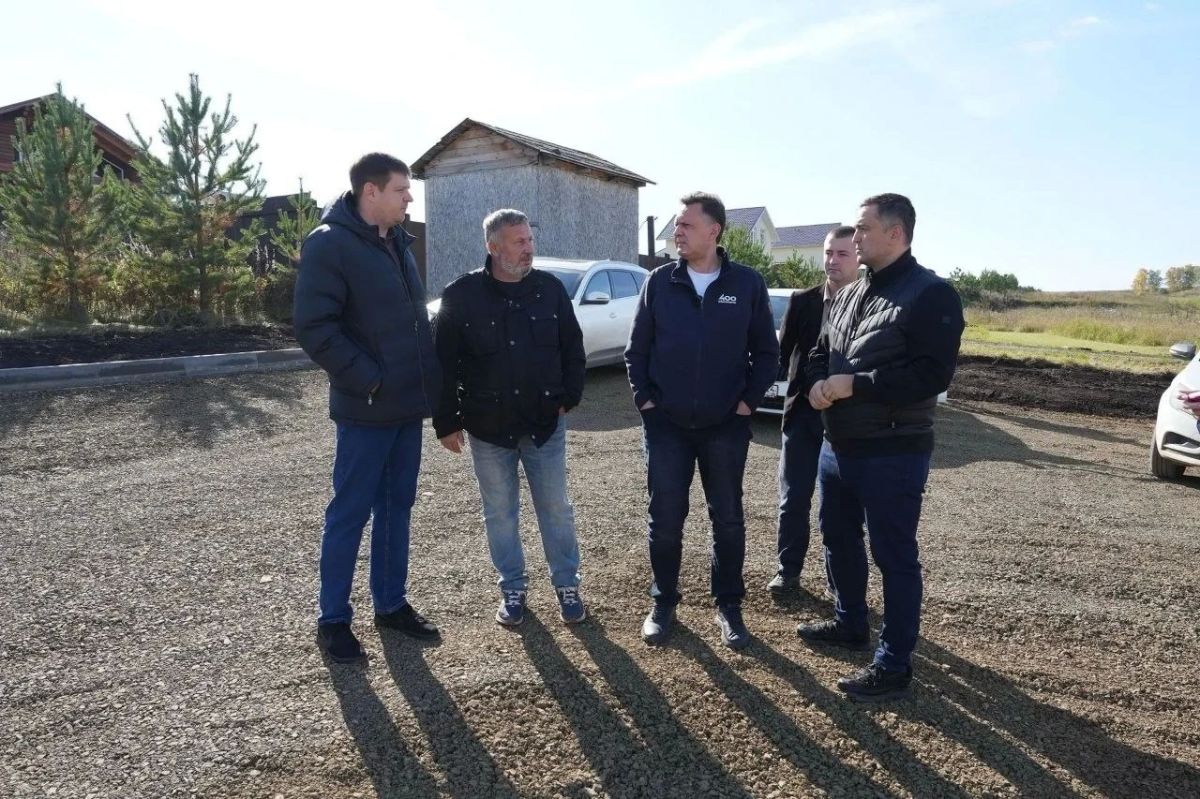 Глава Красноярска проверил работы в населенных пунктах под городом