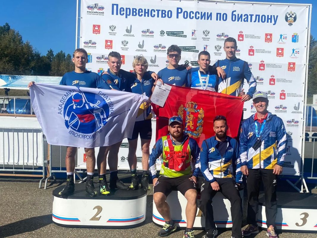Красноярские биатлонисты – победители и призеры первенства России