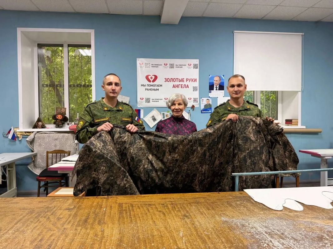 Красноярские студенты изготавливают сети, костюмы и противодроновые одеяла для военнослужащих