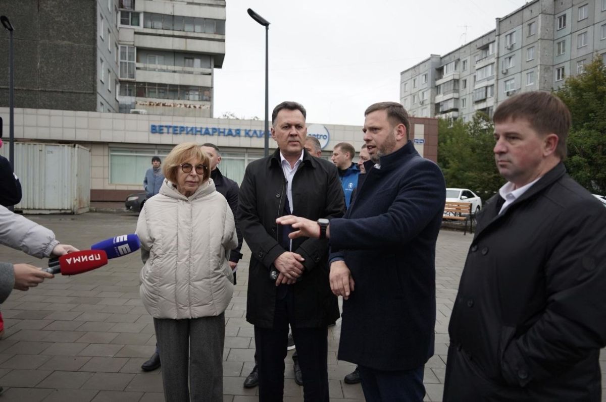 Сегодня глава Красноярска Сергей Верещагин и председатель городского Совета Наталия Фирюлина оценили некоторые итоги сезона благоустройства Сегодня глава Красноярска Сергей Верещагин и председатель городского Совета Наталия Фирюлина оценили некоторые итоги сезона благоустройства
