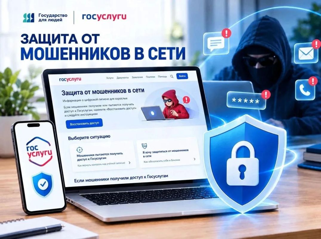 Как защититься от мошенников? На Госуслугах собрали полезные инструменты