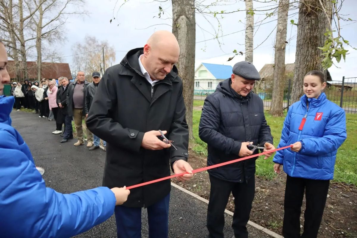 В Большекосульской школе Боготольского округа открыли площадку «Легендарный рубеж»
