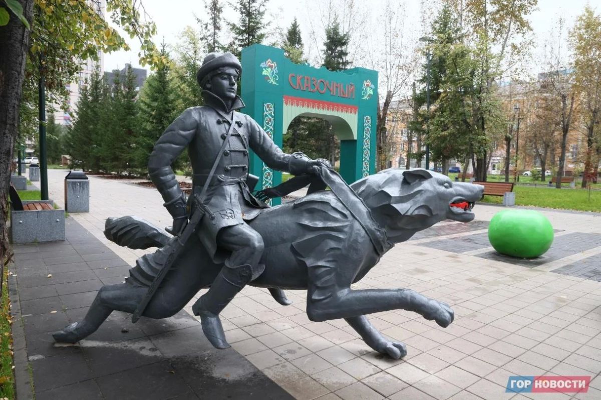 В красноярском сквере «Сказочный» поселятся светящиеся лисы и белка