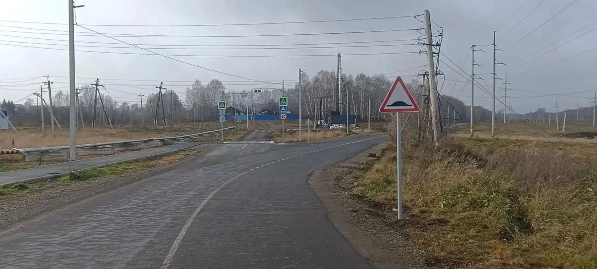 В Уяре завершён ремонт дороги на перекрёстке Калинина — Сургуадзе