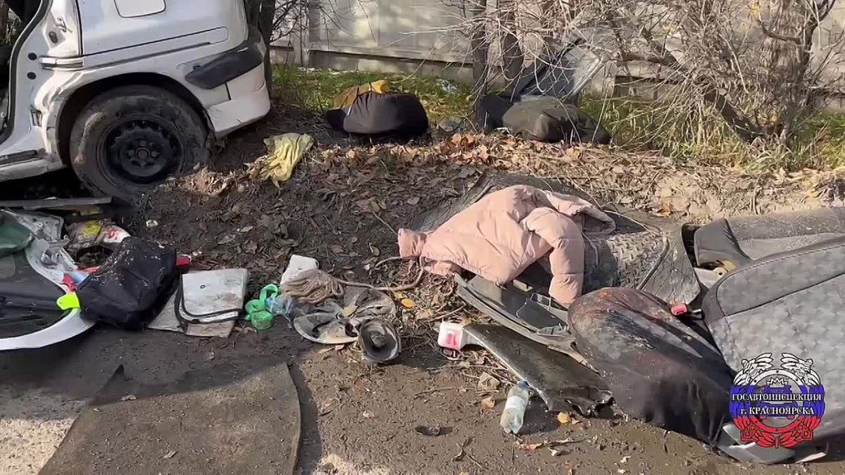 В Красноярске полиция продолжает выяснять обстоятельства ДТП на ул. Семафорной, где погибли два человека