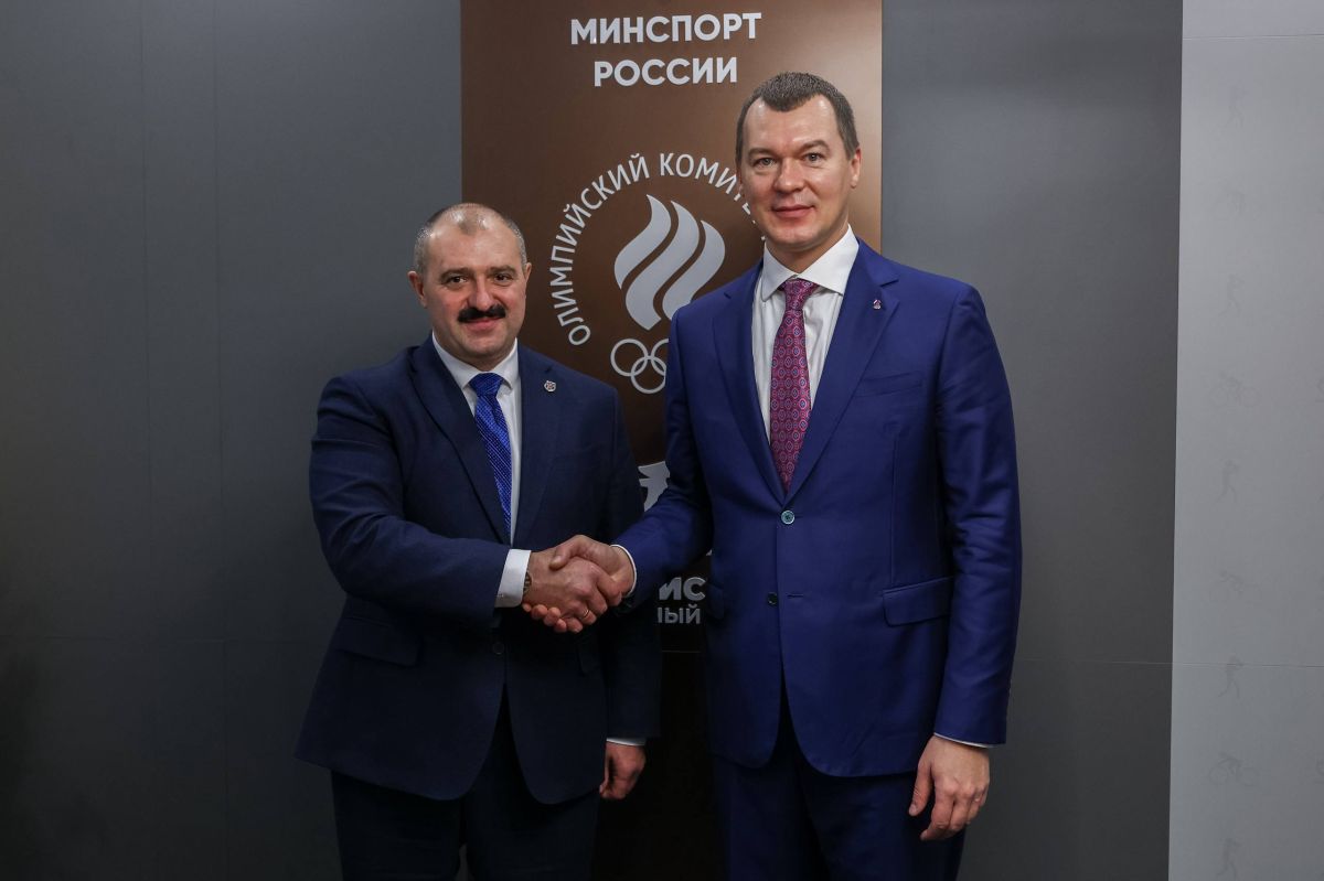 Михаил Дегтярёв: Провели в Красноярске совместное заседание коллегий Минспорта России и Республики Беларусь, где подписали новый план на 2027–2029 годы Михаил Дегтярёв: Провели в Красноярске совместное заседание коллегий Минспорта России и Республики Беларусь, где подписали новый план на 2027–2029 годы