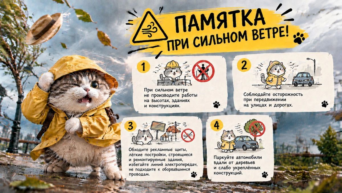 Синоптики прогнозируют сильный ветер