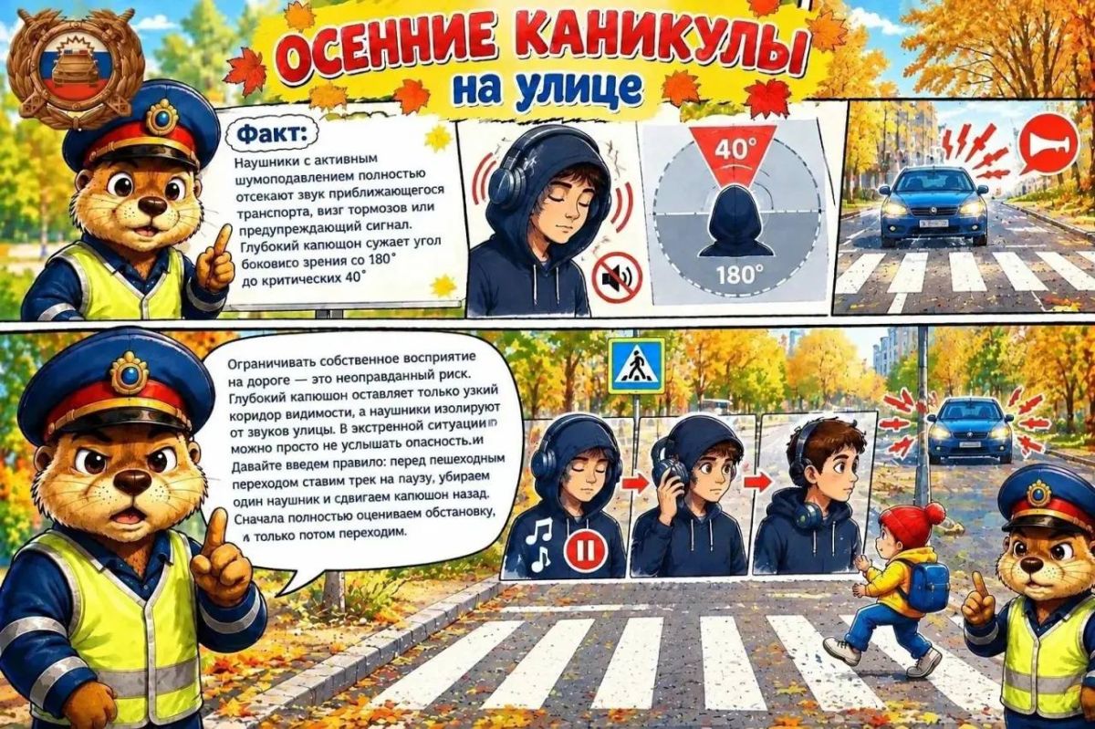 ОСЕННИЕ КАНИКУЛЫ В МЕЖСЕЗОНЬЕ: напоминаем родителям об особенностях поведения на дорогах и во дворах!