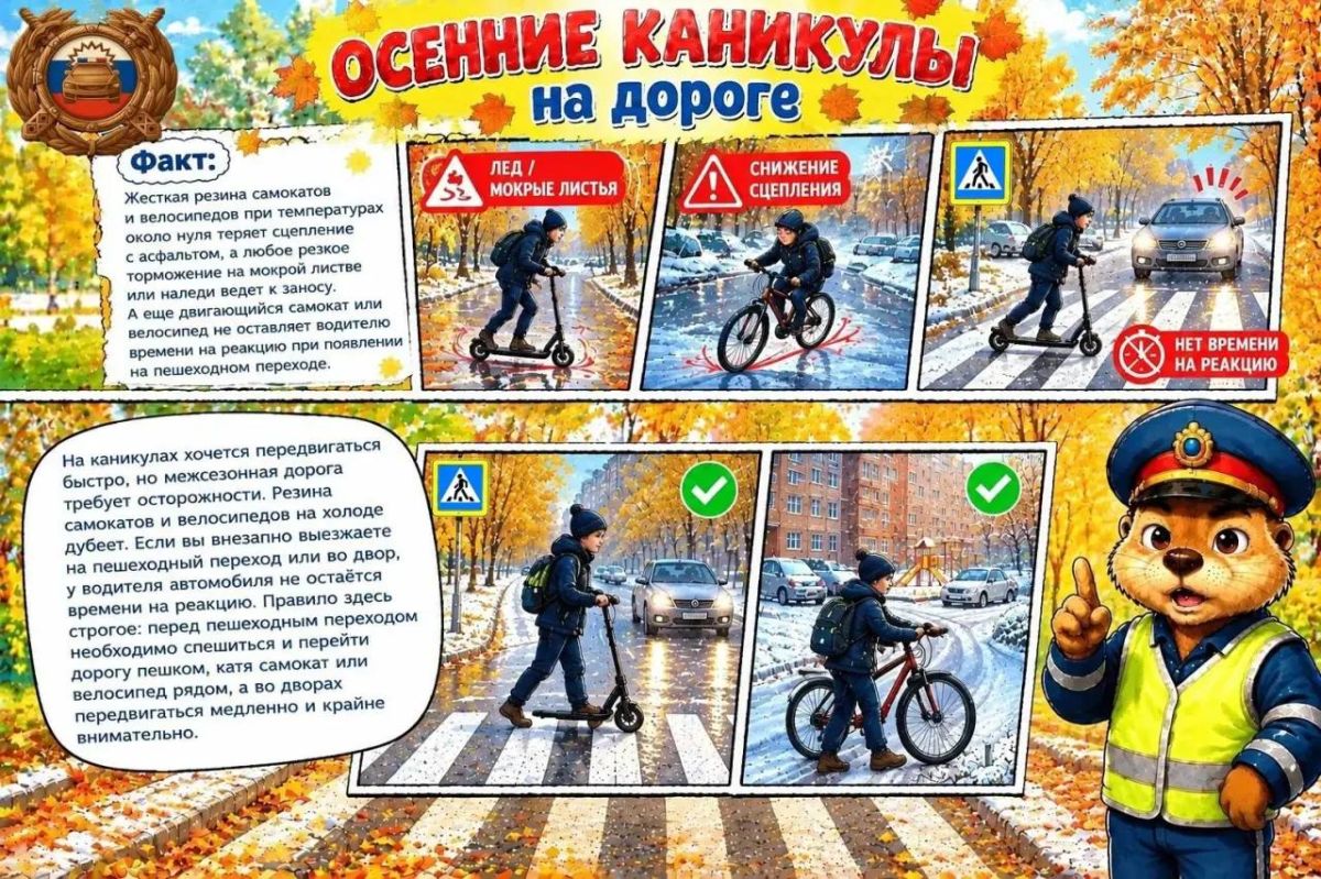 ОСЕННИЕ КАНИКУЛЫ В МЕЖСЕЗОНЬЕ: напоминаем родителям об особенностях поведения на дорогах и во дворах! ОСЕННИЕ КАНИКУЛЫ В МЕЖСЕЗОНЬЕ: напоминаем родителям об особенностях поведения на дорогах и во дворах!